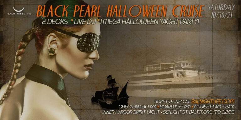 Baltimore Halloween Black Pearl Yacht Party